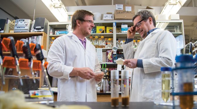 Leonard Dobens in lab